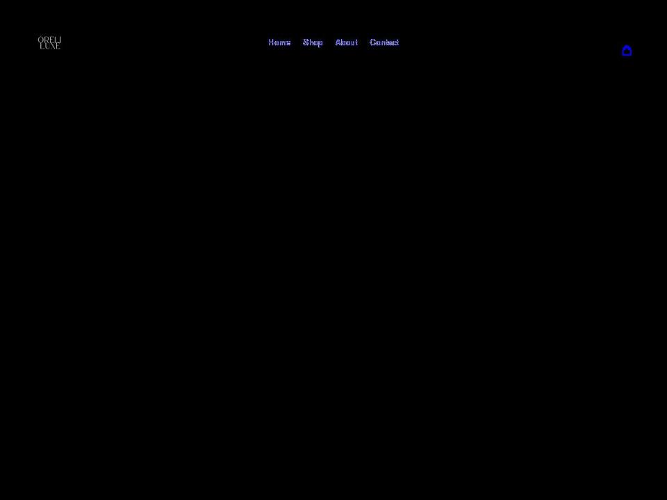oreliluxe.com shopify website screenshot