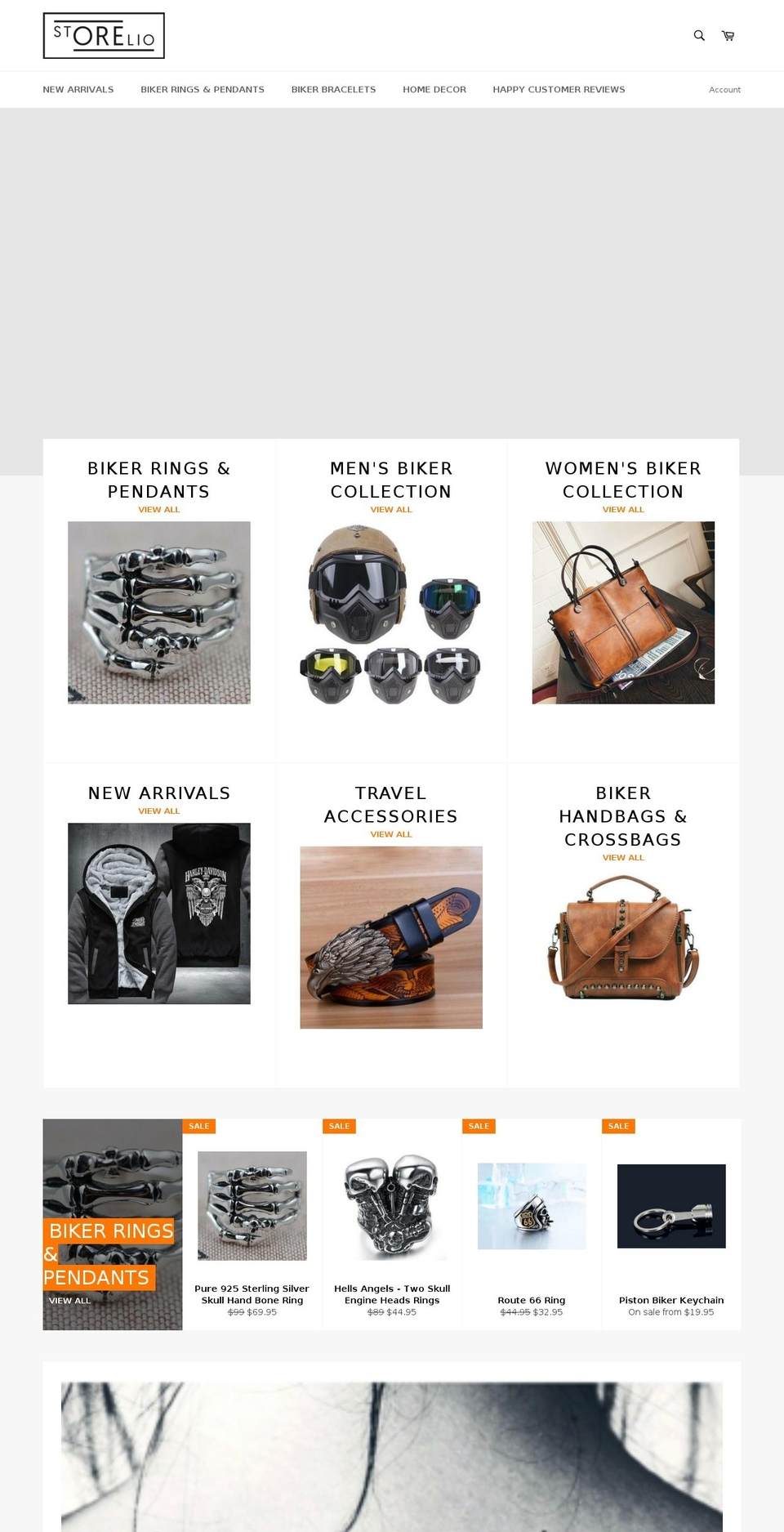 oreliostore.com shopify website screenshot