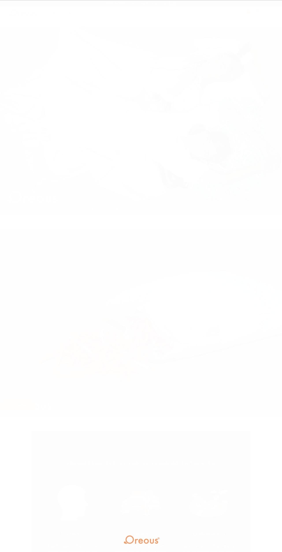 oreous.com shopify website screenshot