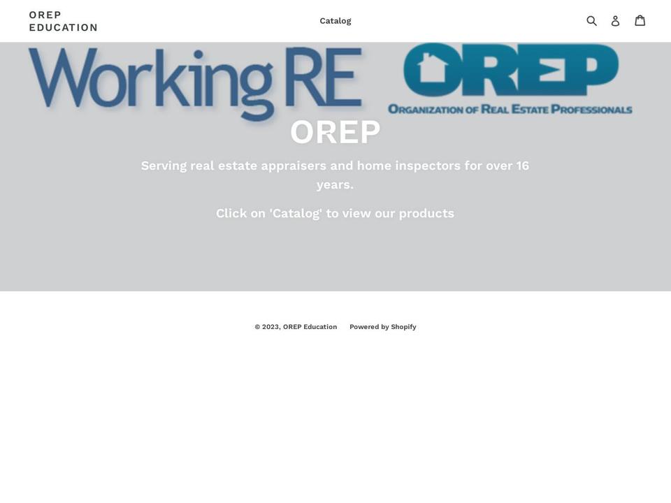 orep-education.myshopify.com shopify website screenshot