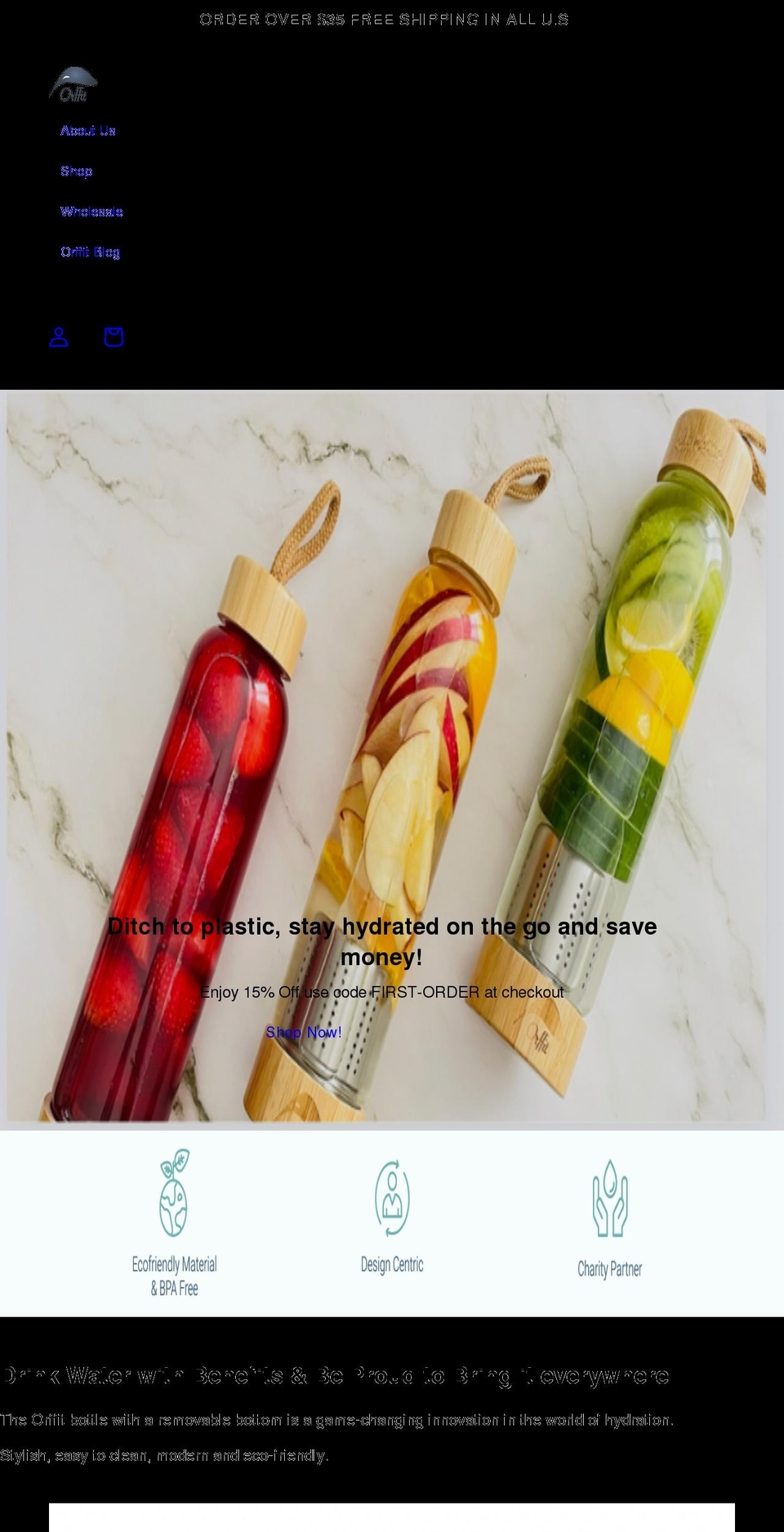 orffit.com shopify website screenshot