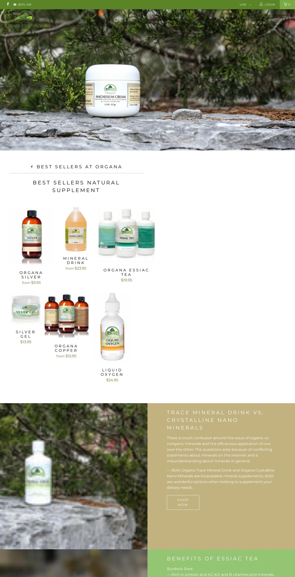 organa.net shopify website screenshot