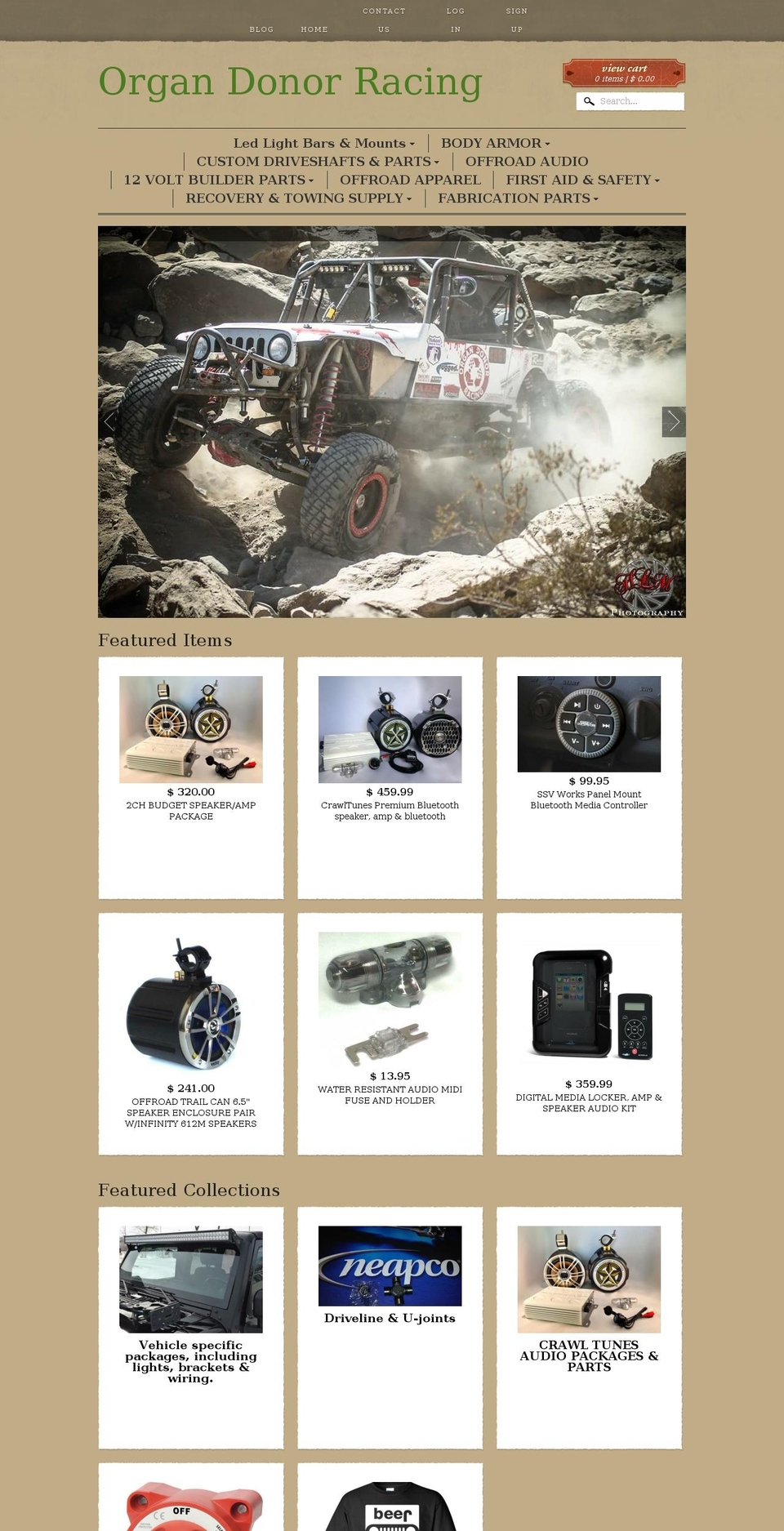 organdonorracing.com shopify website screenshot