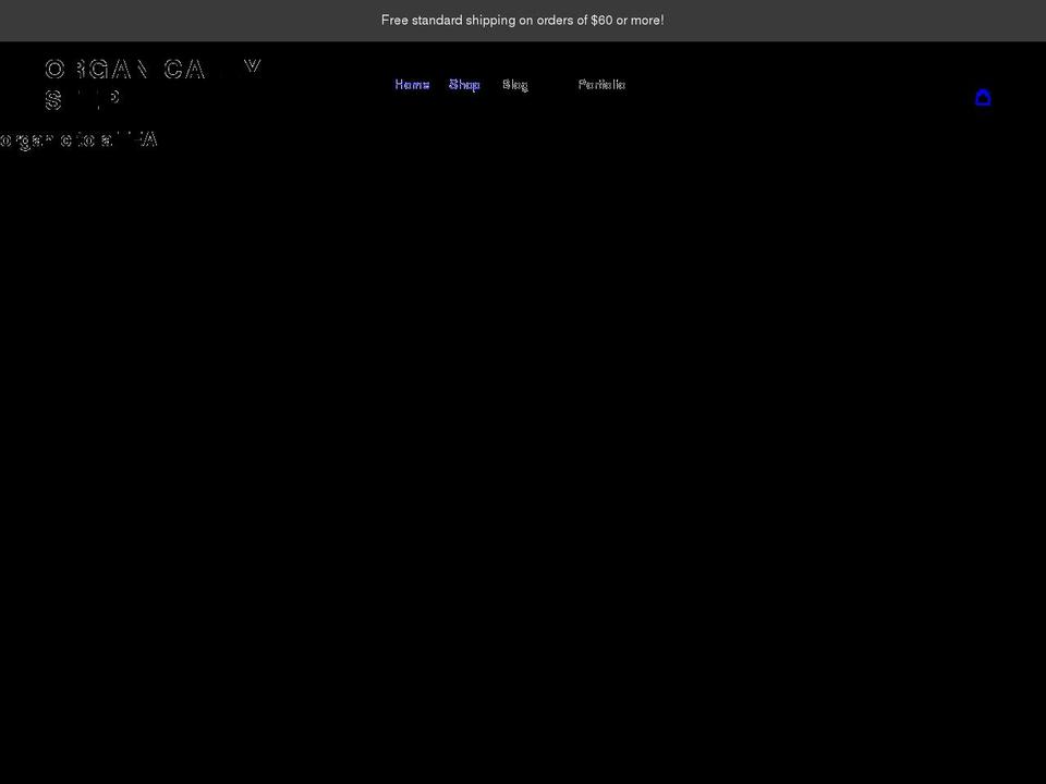 organicallysteph.com shopify website screenshot