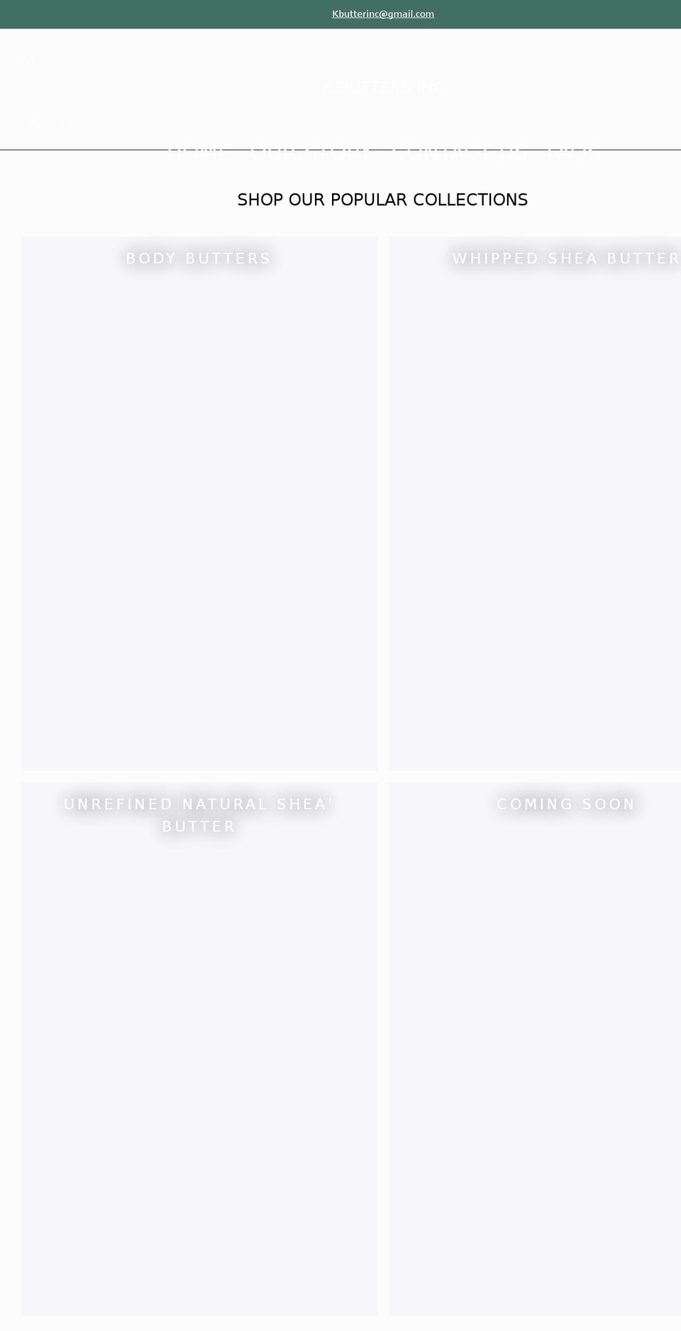 organiccombinations.com — Shopify storefront screenshot