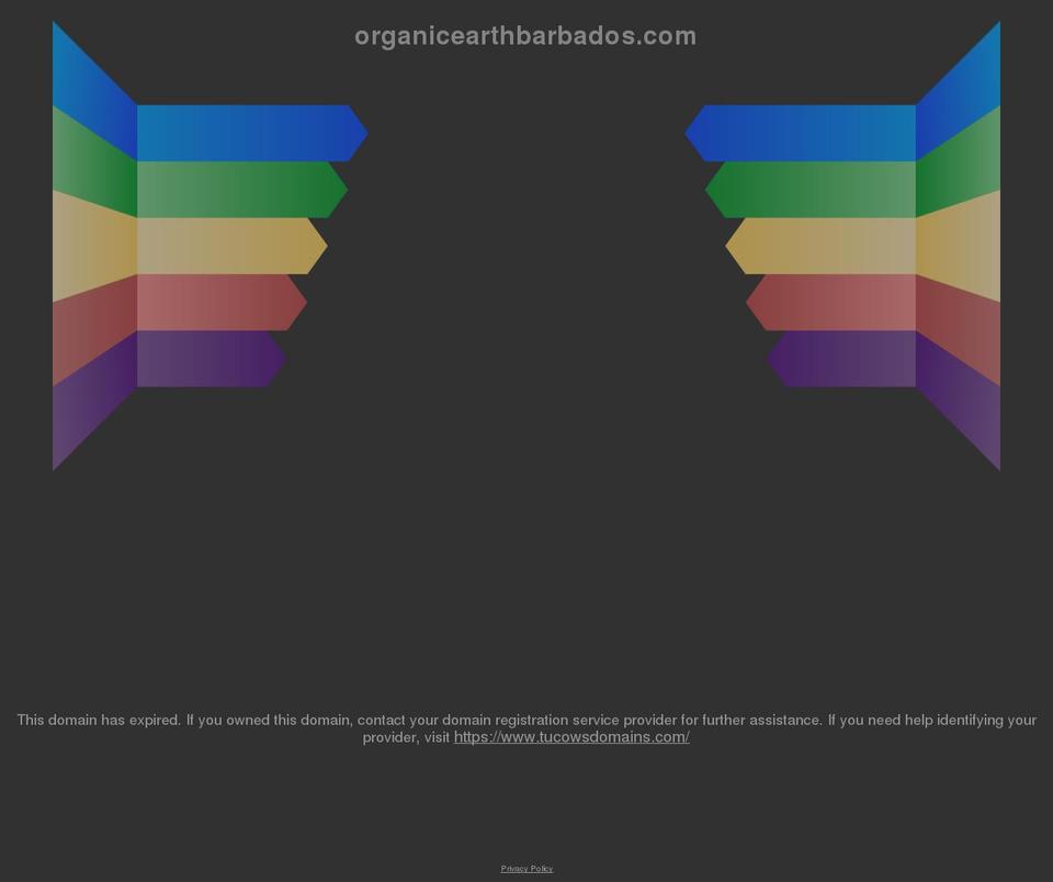 organicearthbarbados.com shopify website screenshot