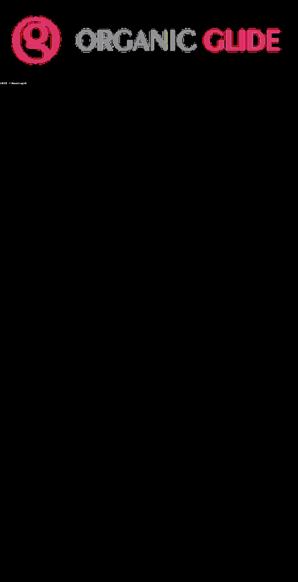 organicglide.com shopify website screenshot