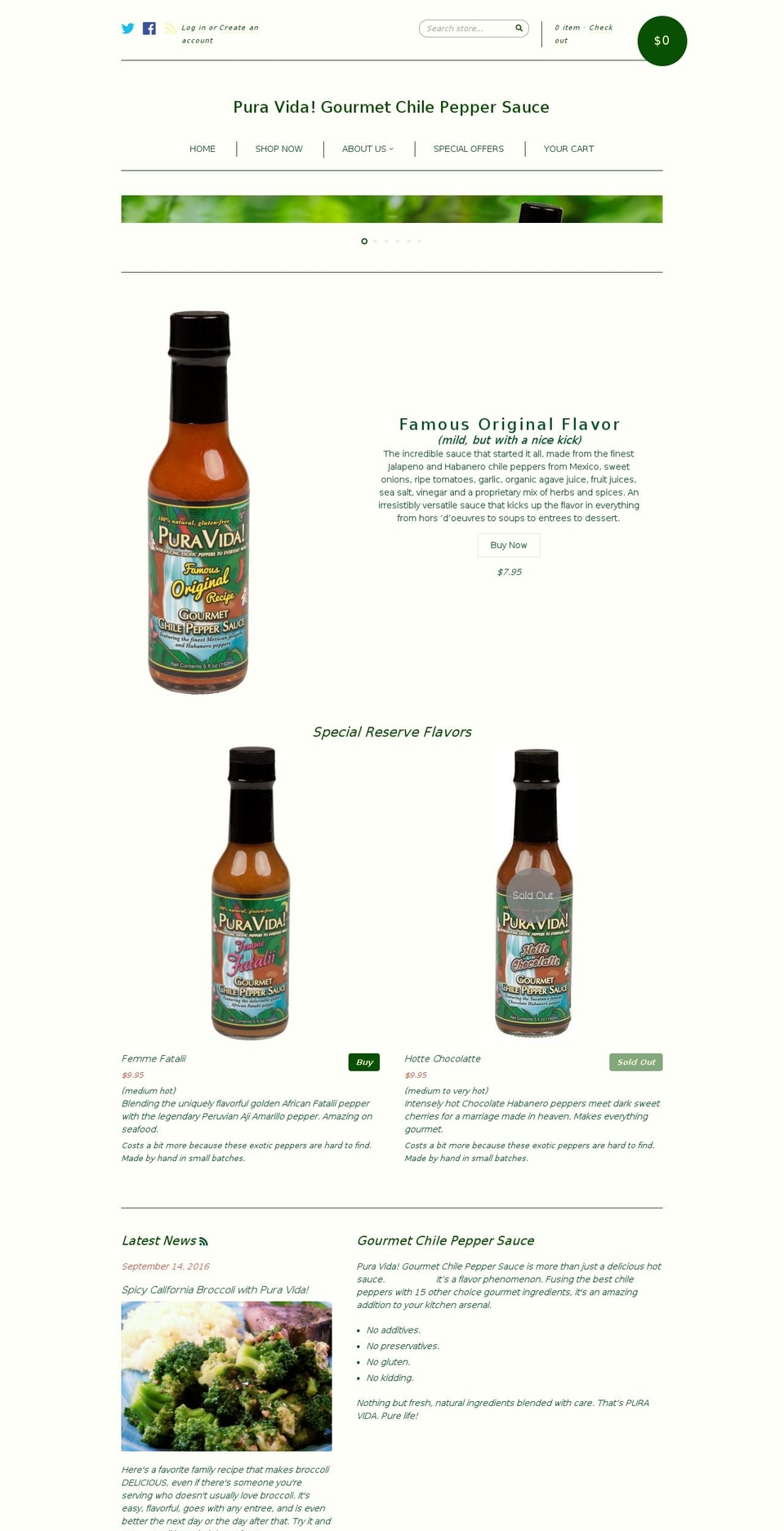 organicoriginals.org shopify website screenshot