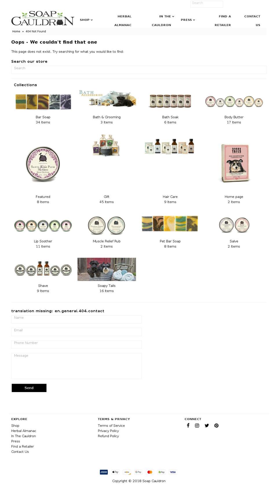 organicshampoobars.com — Shopify storefront screenshot