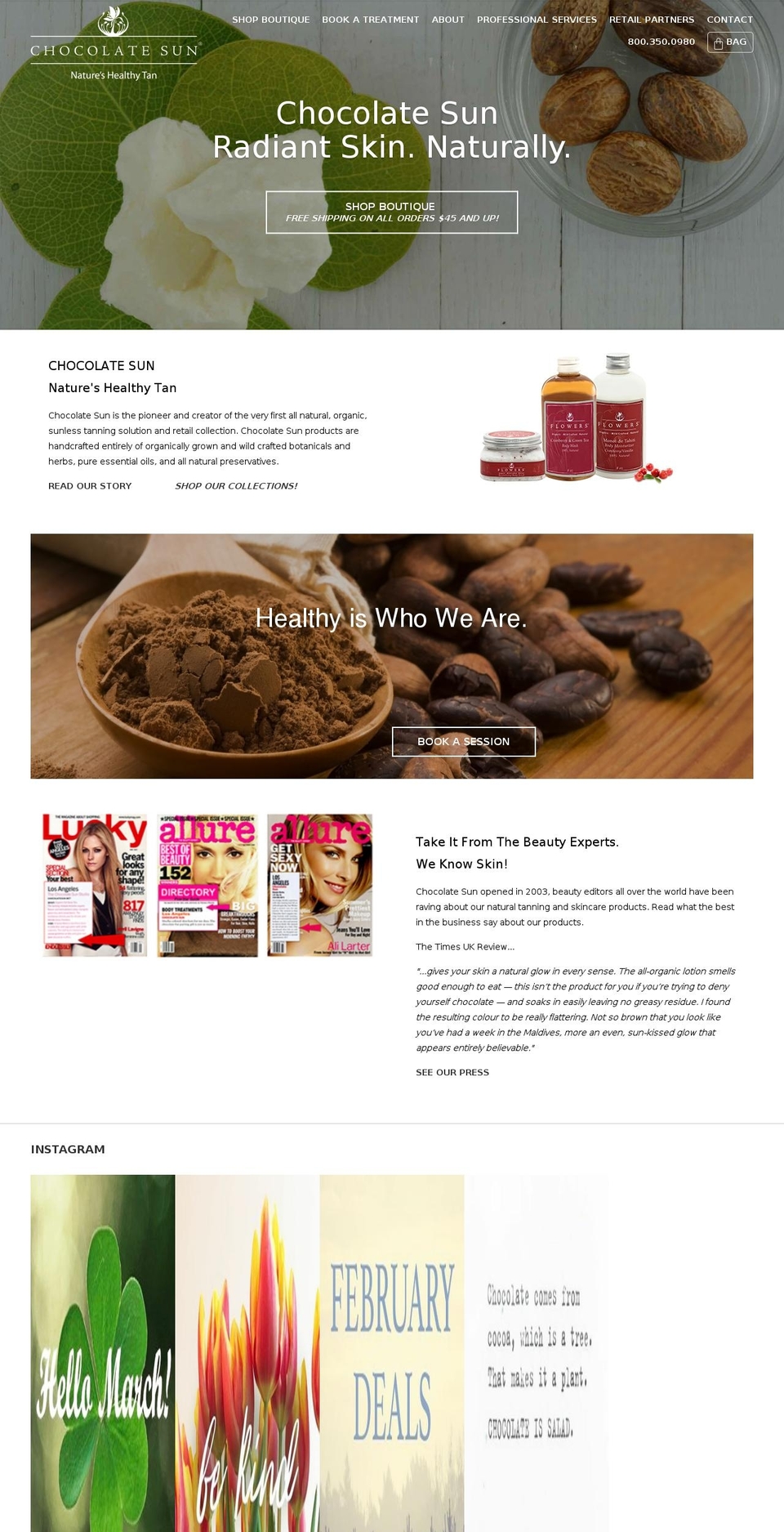 organicsunlesstanningbeverlyhills.com shopify website screenshot