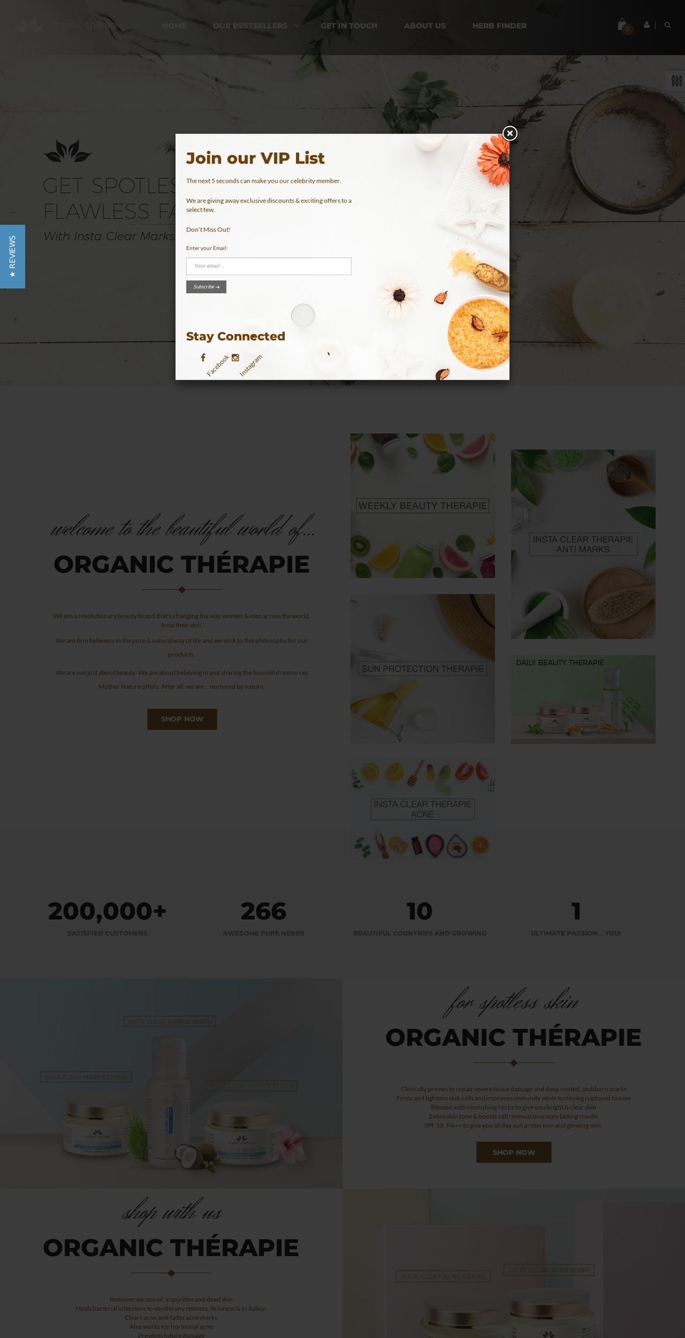 organictherapiett.com shopify website screenshot