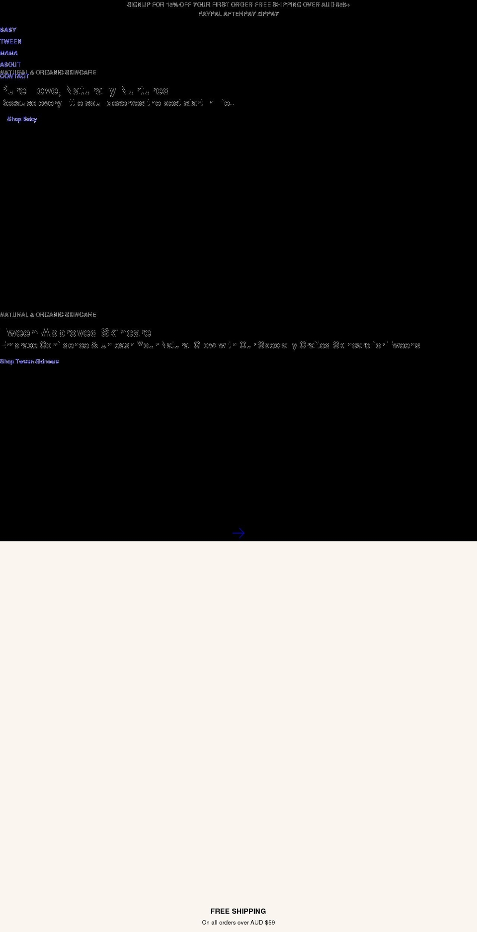 organikwellness.com.au shopify website screenshot