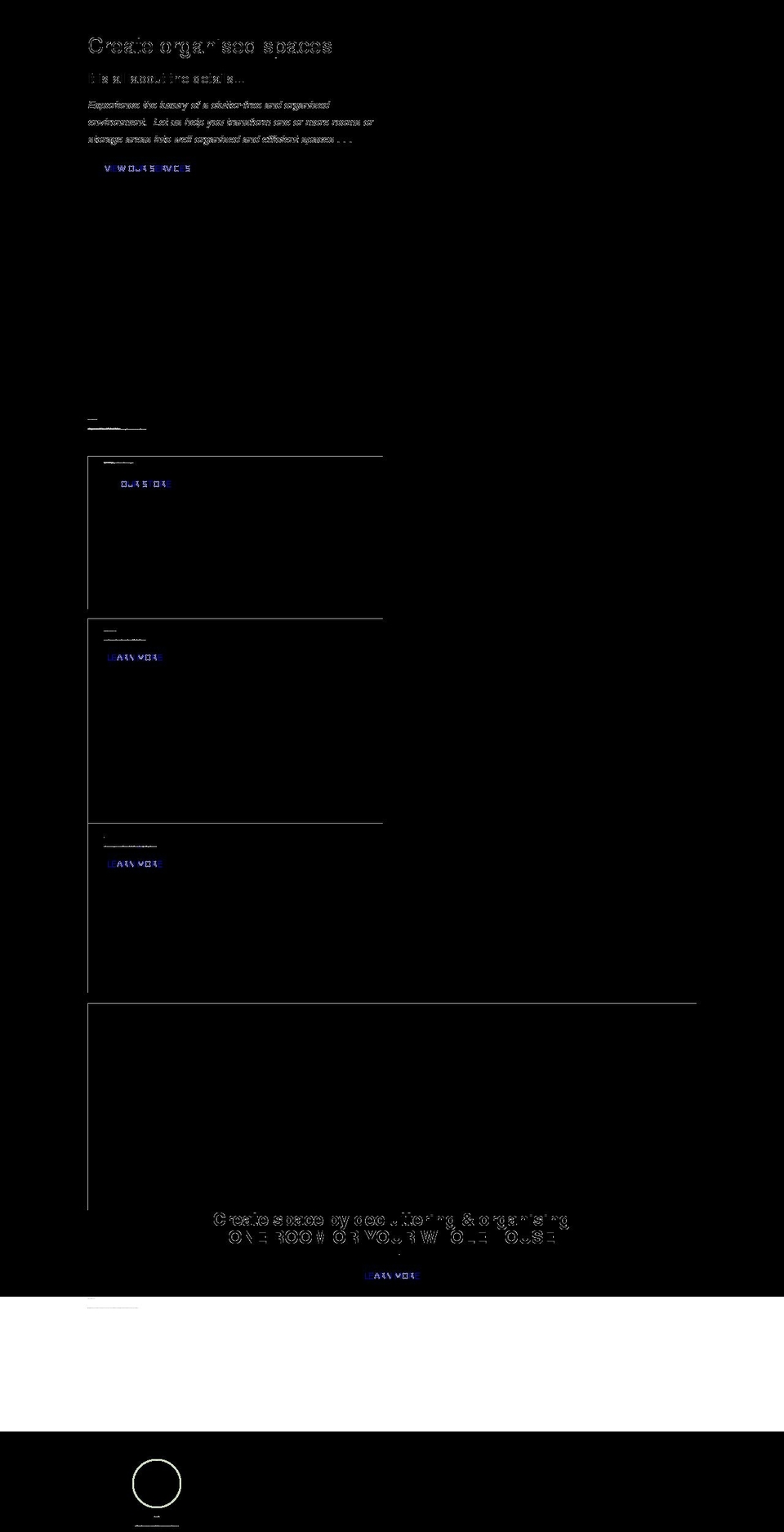 organisemyspace.com.au shopify website screenshot