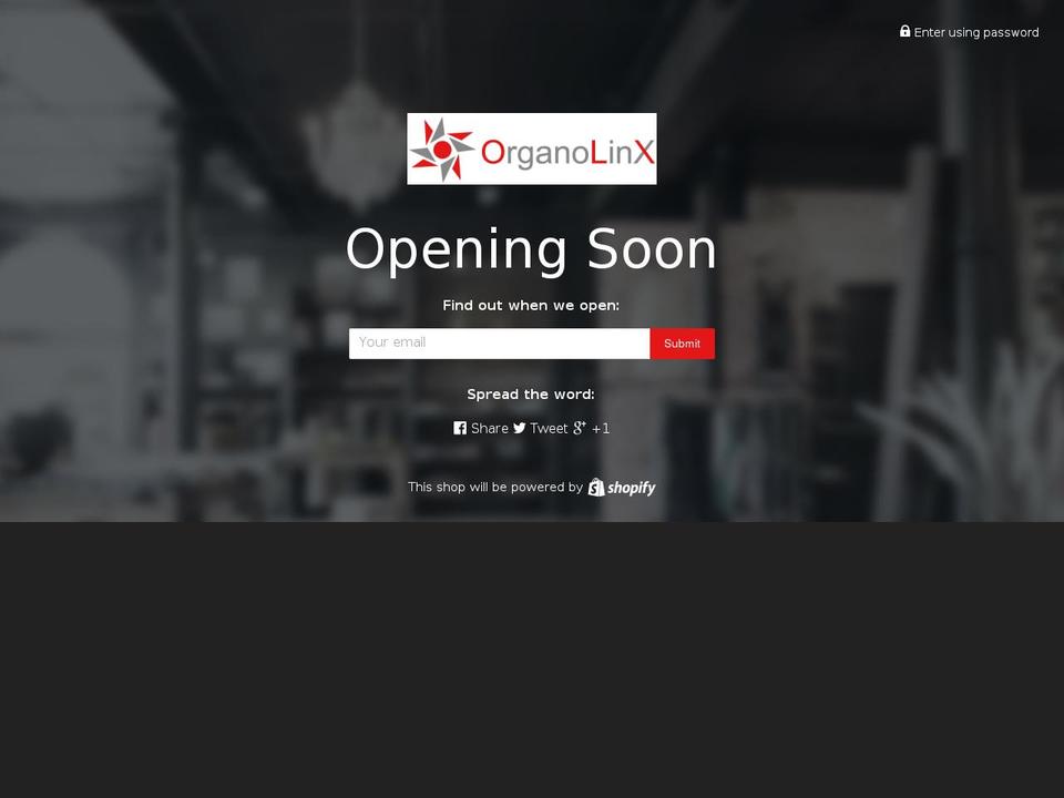 organolinx.com shopify website screenshot