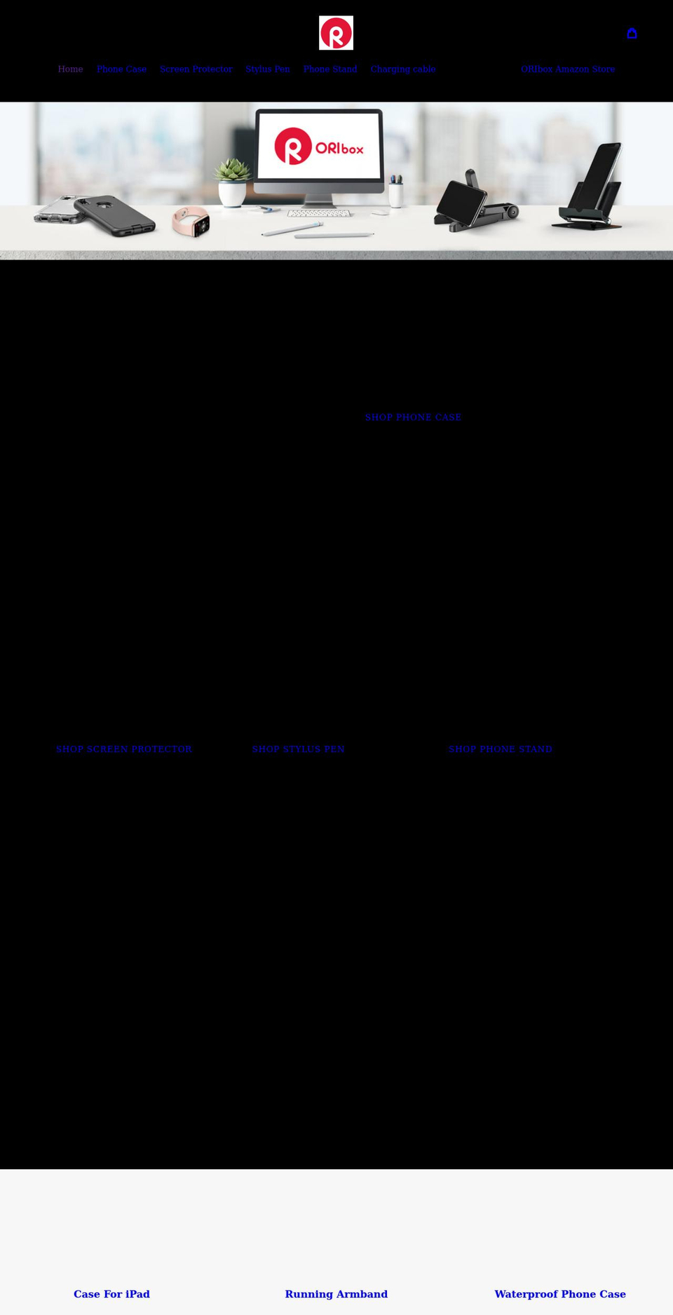 oribox.com shopify website screenshot