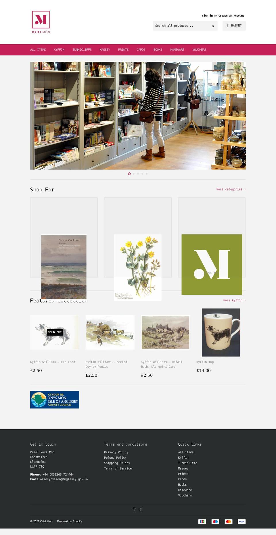 orielmon.shop shopify website screenshot