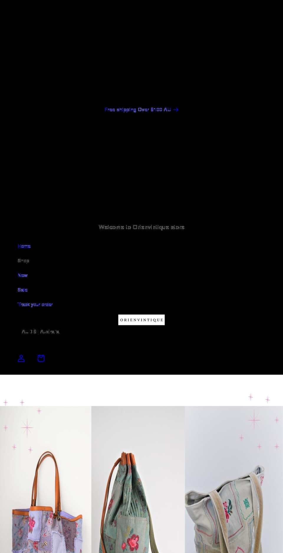 orienvintique.com — Shopify storefront screenshot