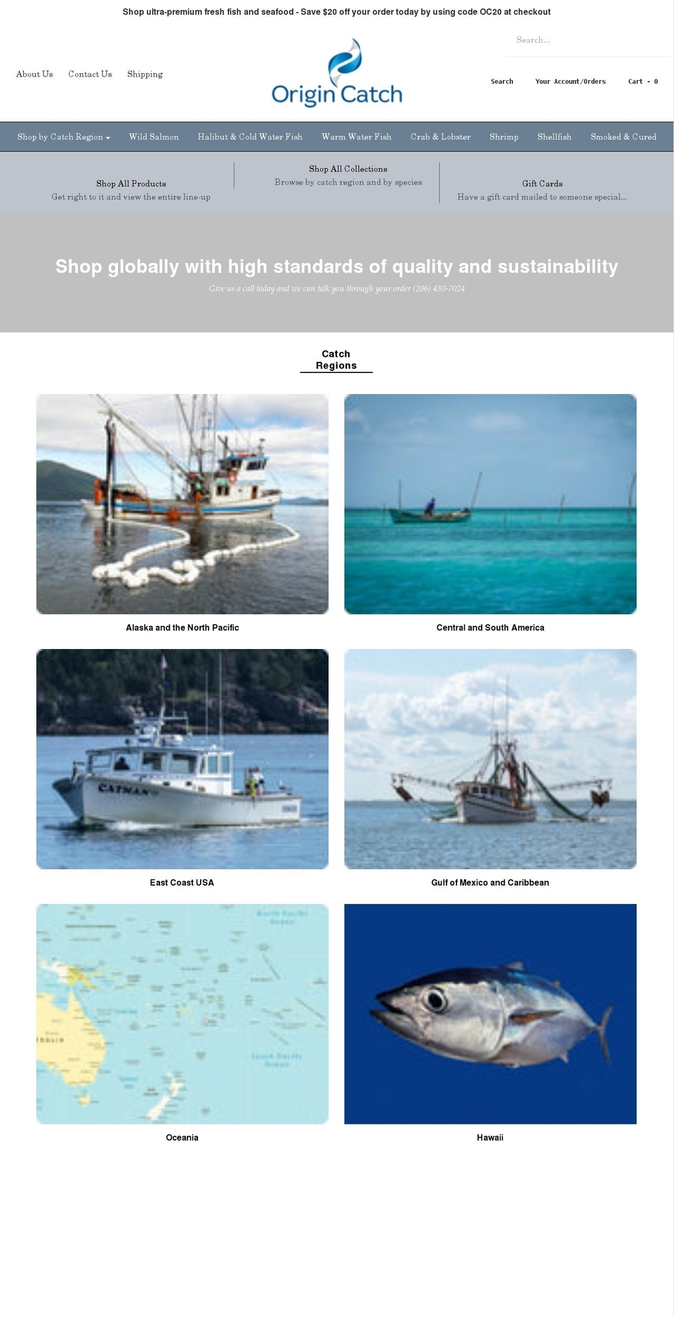 origin-catch.myshopify.com shopify website screenshot