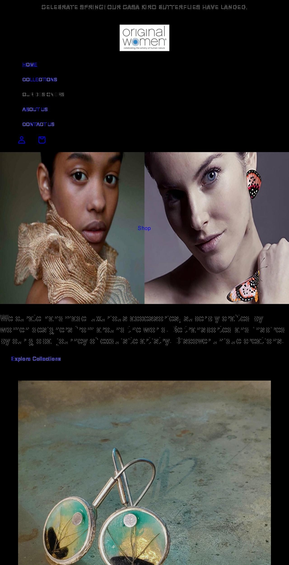 original-women.com shopify website screenshot