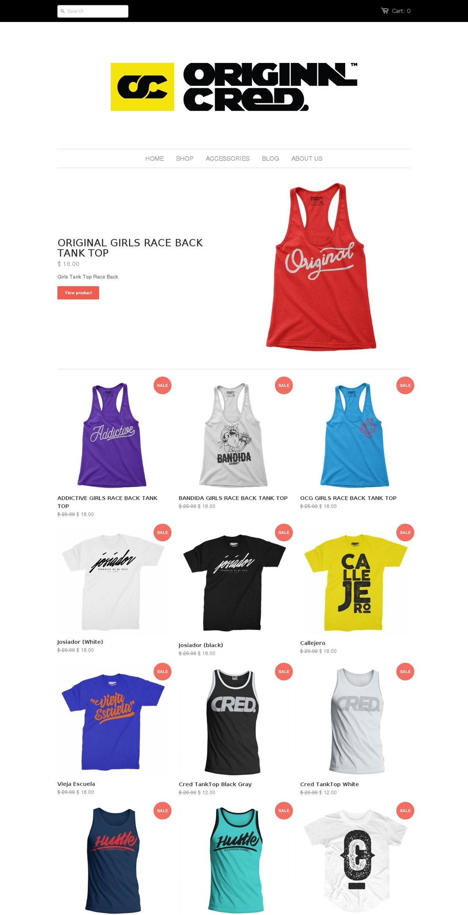 originalcred.com shopify website screenshot