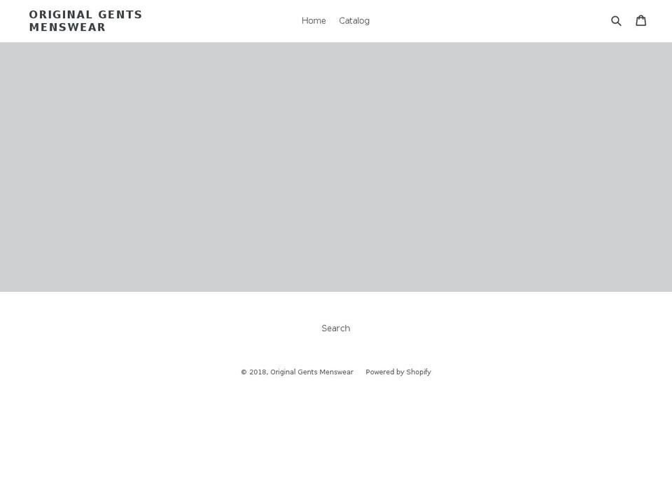 originalgents.com shopify website screenshot