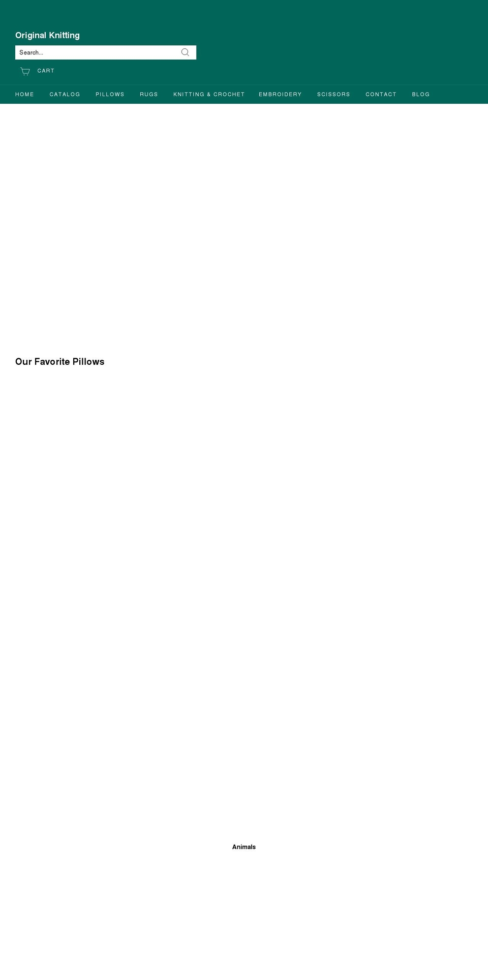 originalknitting.com shopify website screenshot