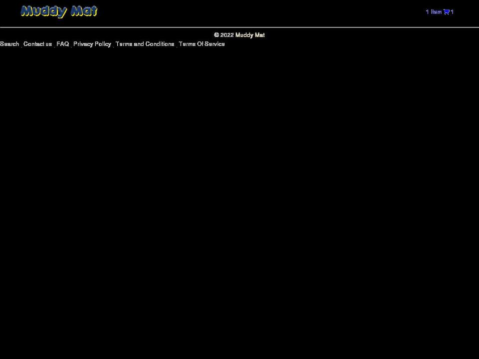 originalmuddymat.com shopify website screenshot