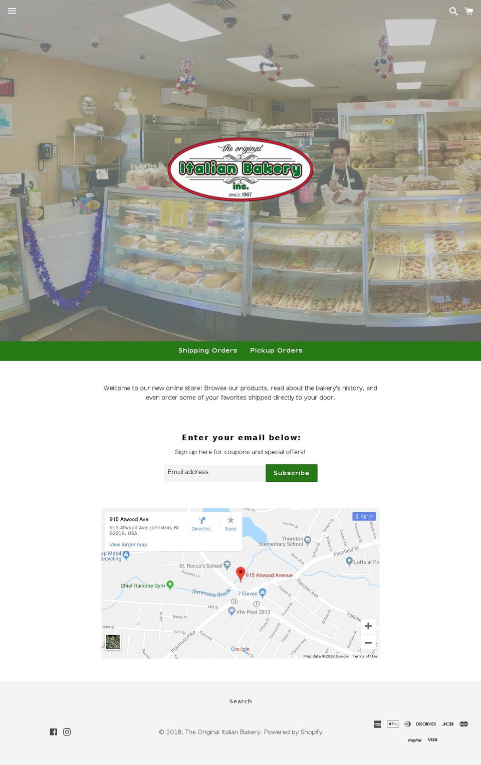 originalpizzachips.com — Shopify storefront screenshot