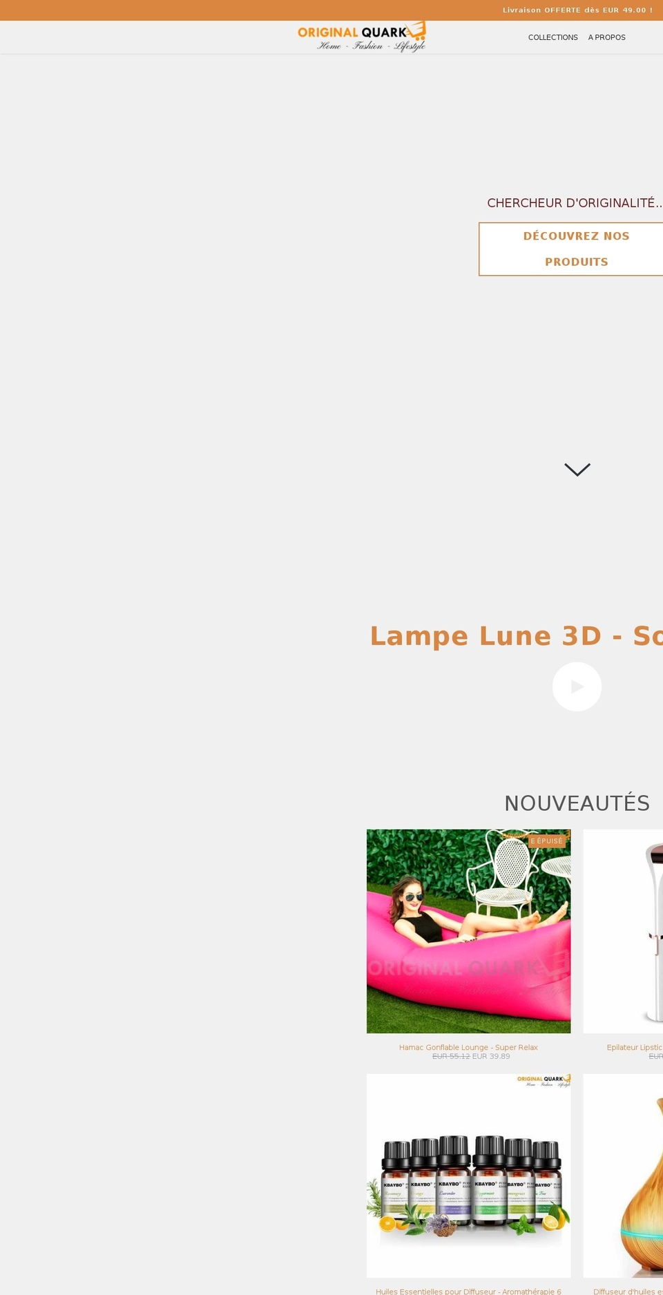 originalquark.com shopify website screenshot