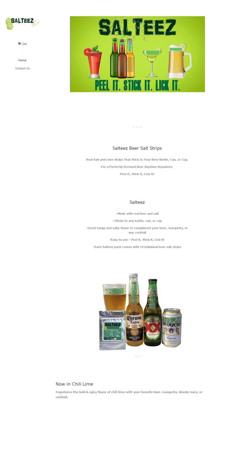 originalsalteez.com — Shopify storefront screenshot