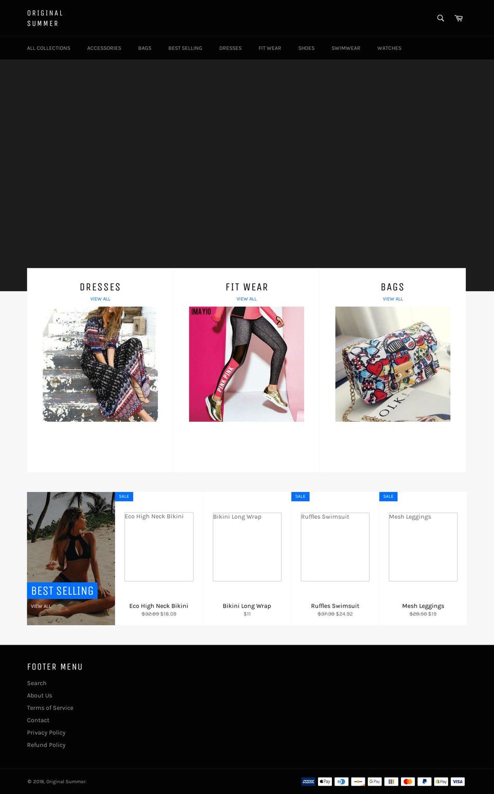 originalsummer.com — Shopify storefront screenshot