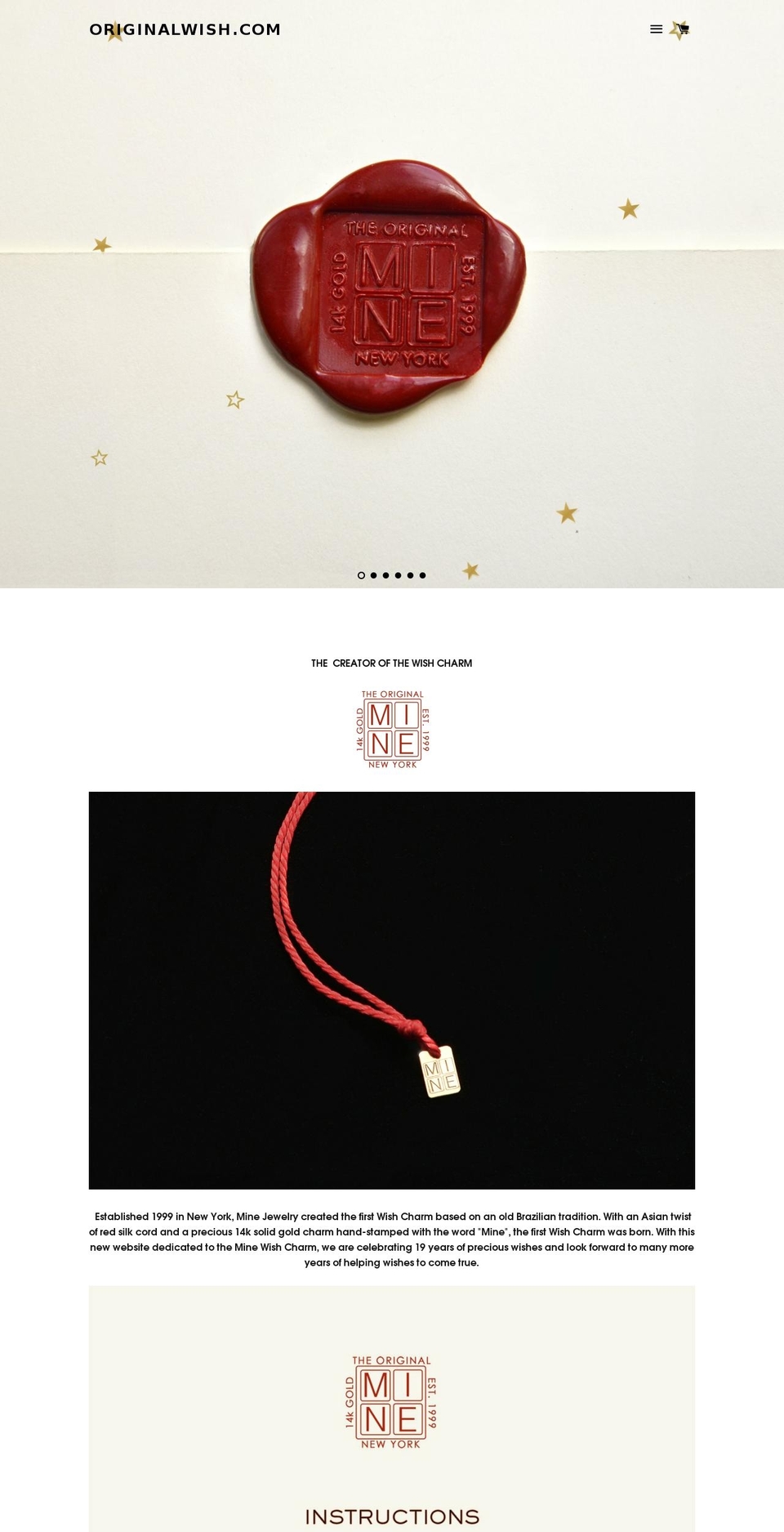originalwish.com shopify website screenshot