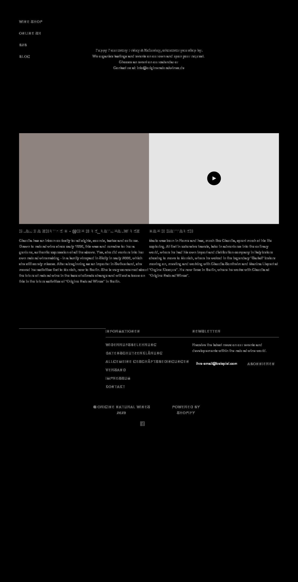 originekiosque.com shopify website screenshot