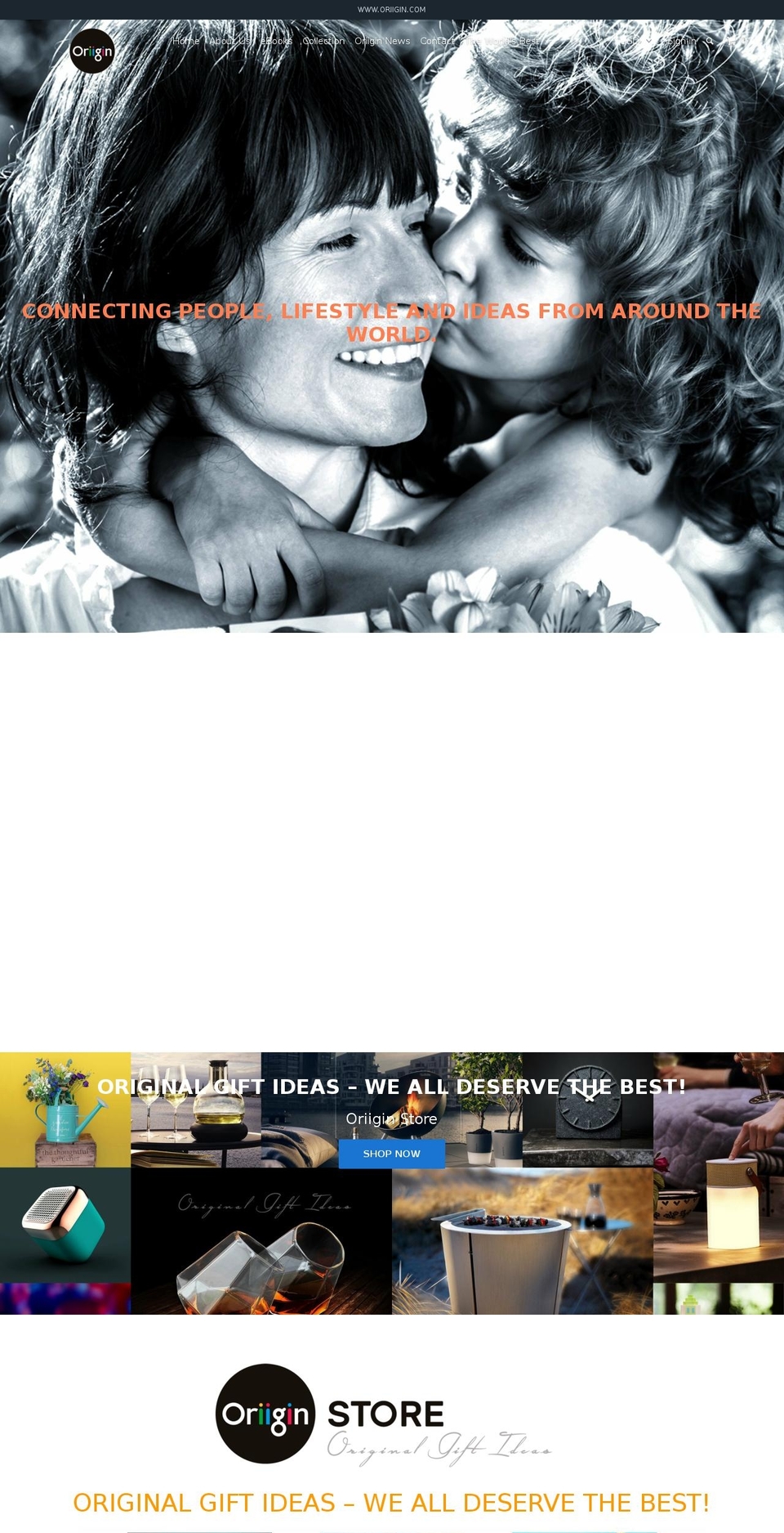 originrecipe.com shopify website screenshot