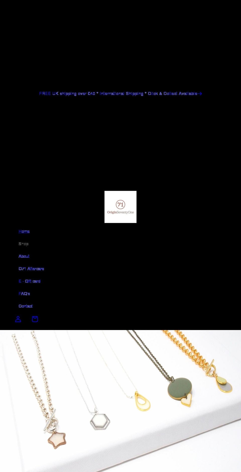 originseventyone.co.uk shopify website screenshot