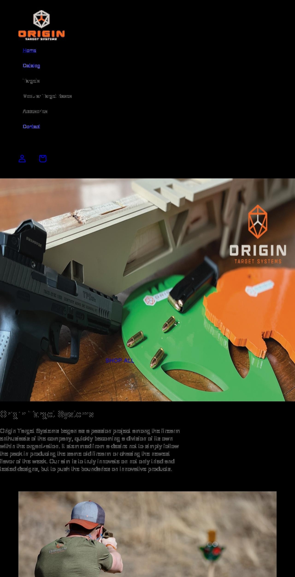 origintacticalsolutions.com shopify website screenshot