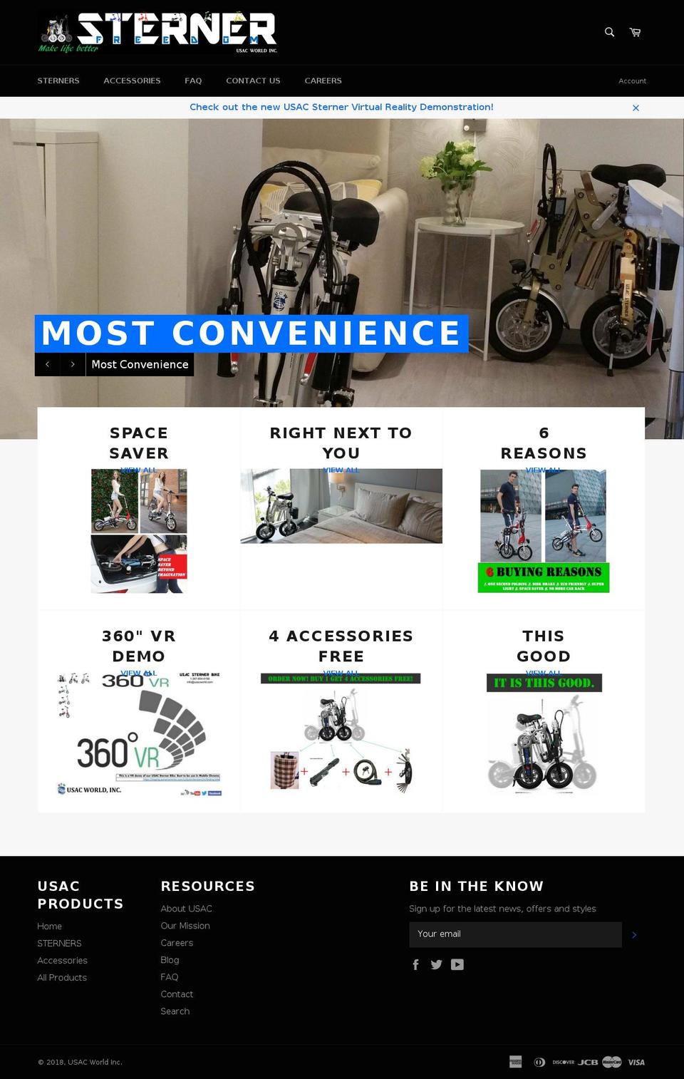 orionbike.com — Shopify storefront screenshot