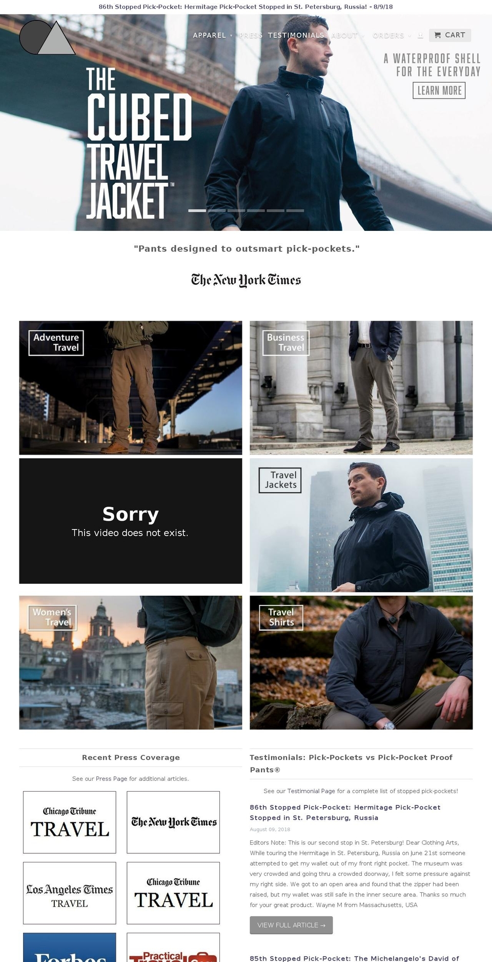 orionequipment.com — Shopify storefront screenshot
