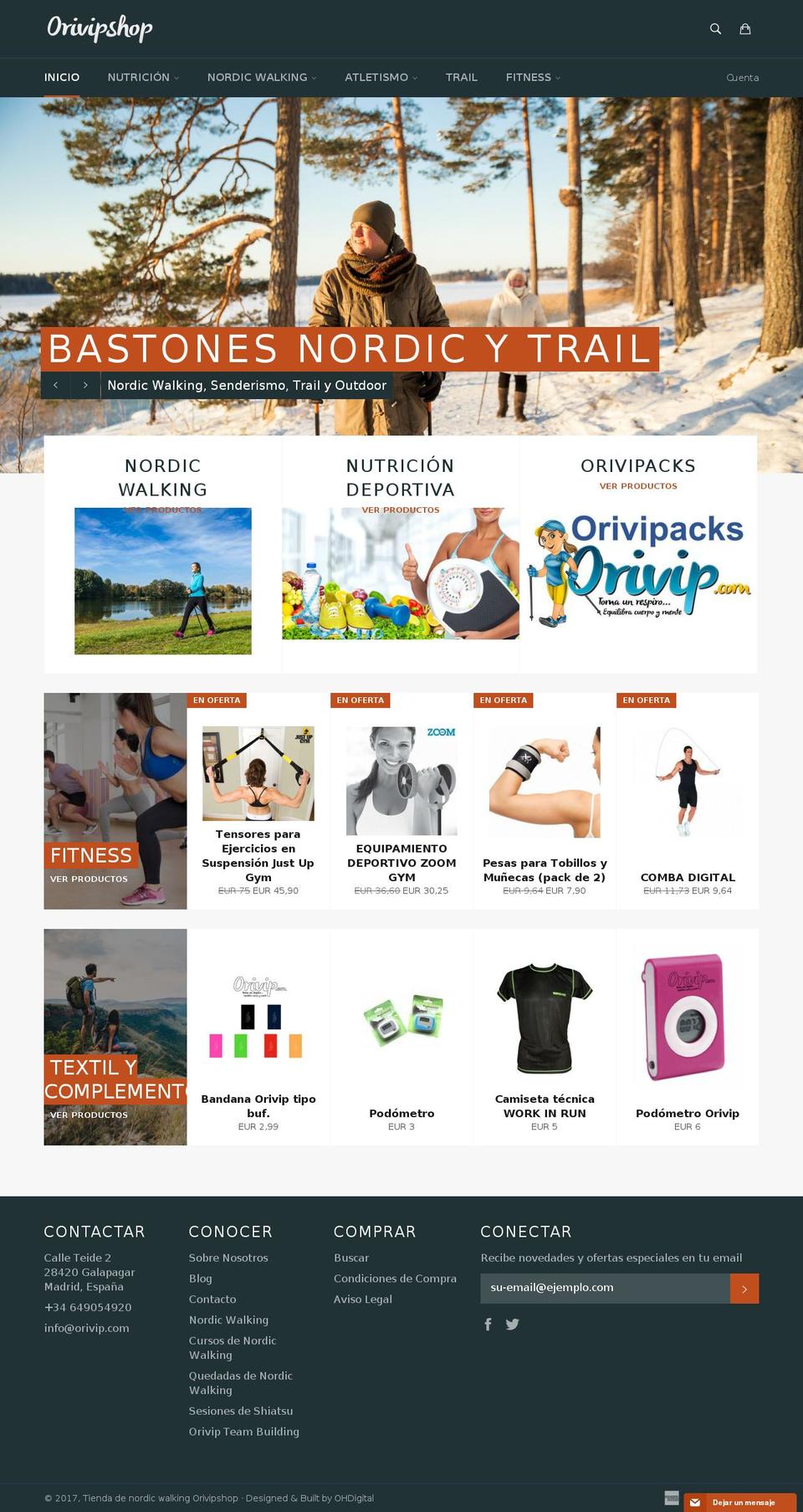 orivipshop.com shopify website screenshot
