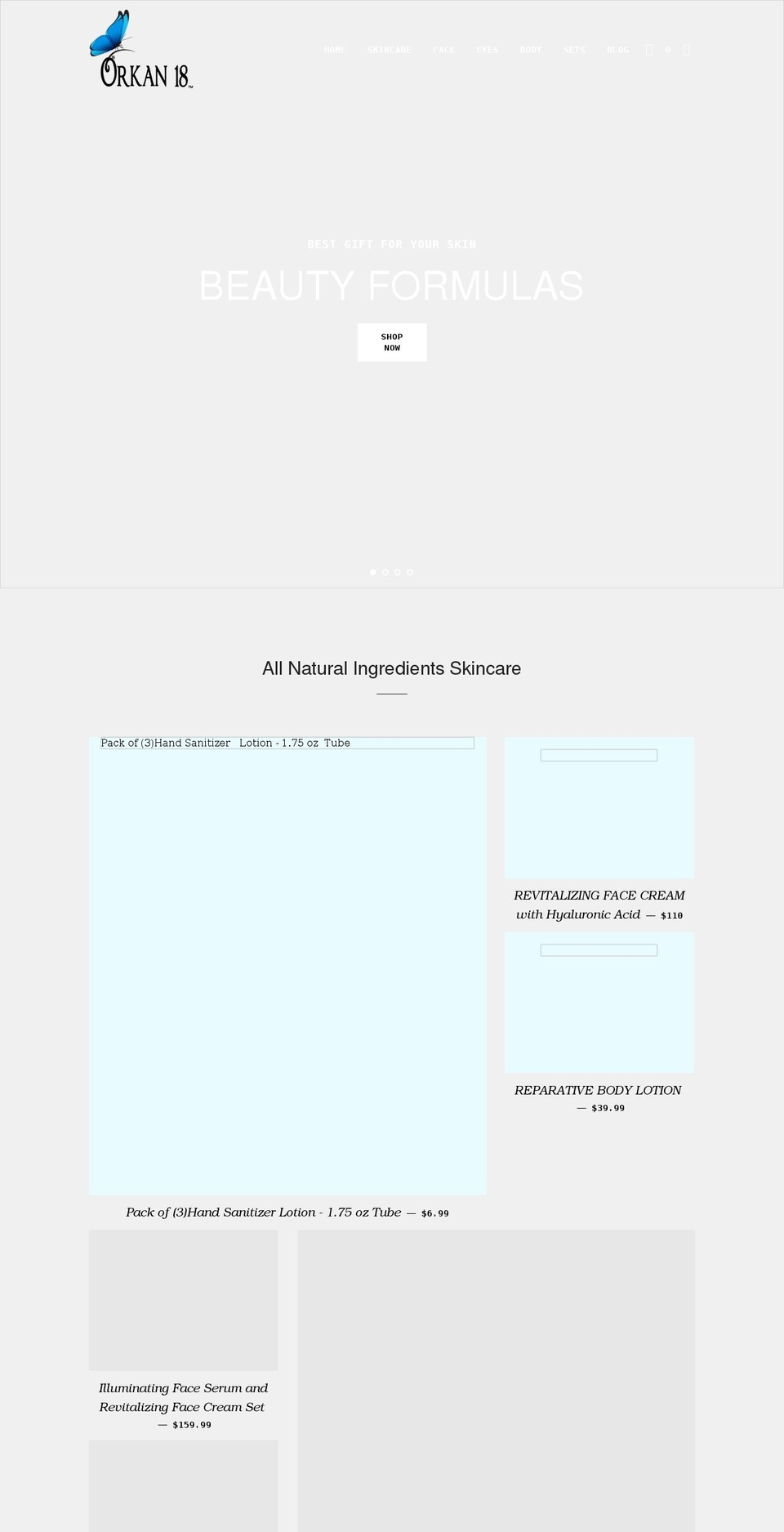 orkan18.com shopify website screenshot