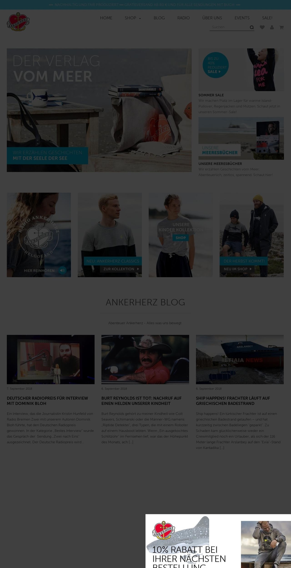 Eshop Guide Dev - WDS 2 Shopify theme site example orkanfahrt.eu