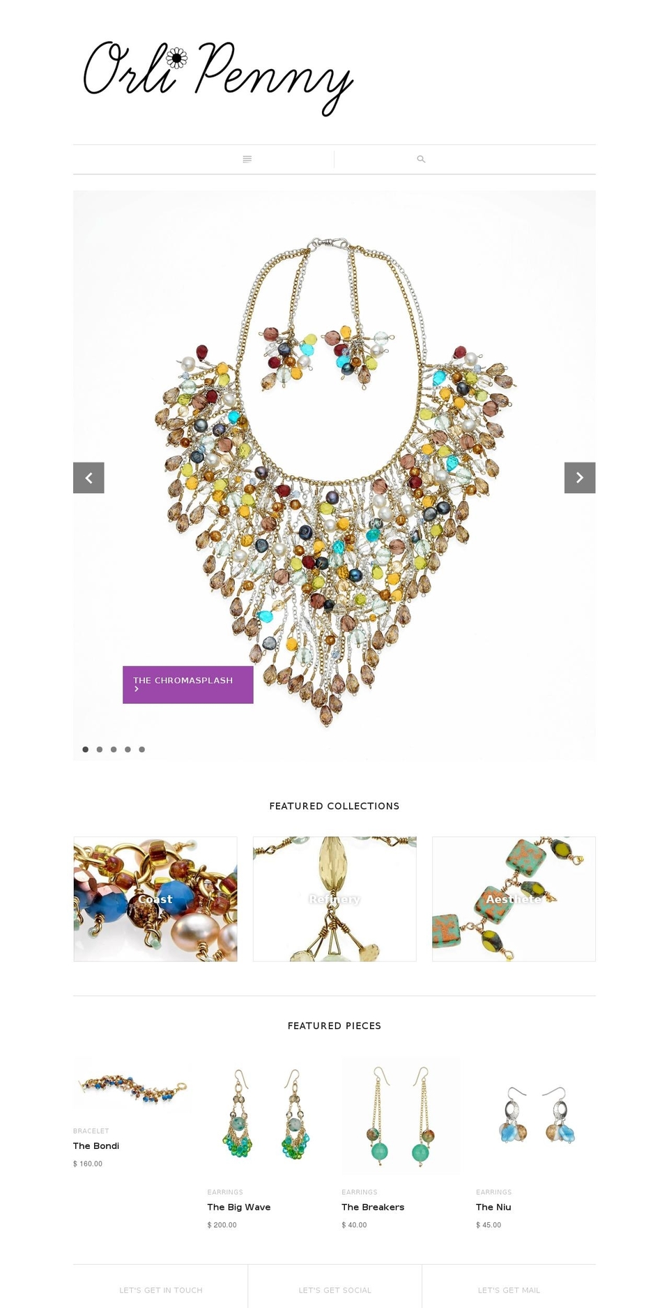 orlipenny.com — Shopify storefront screenshot