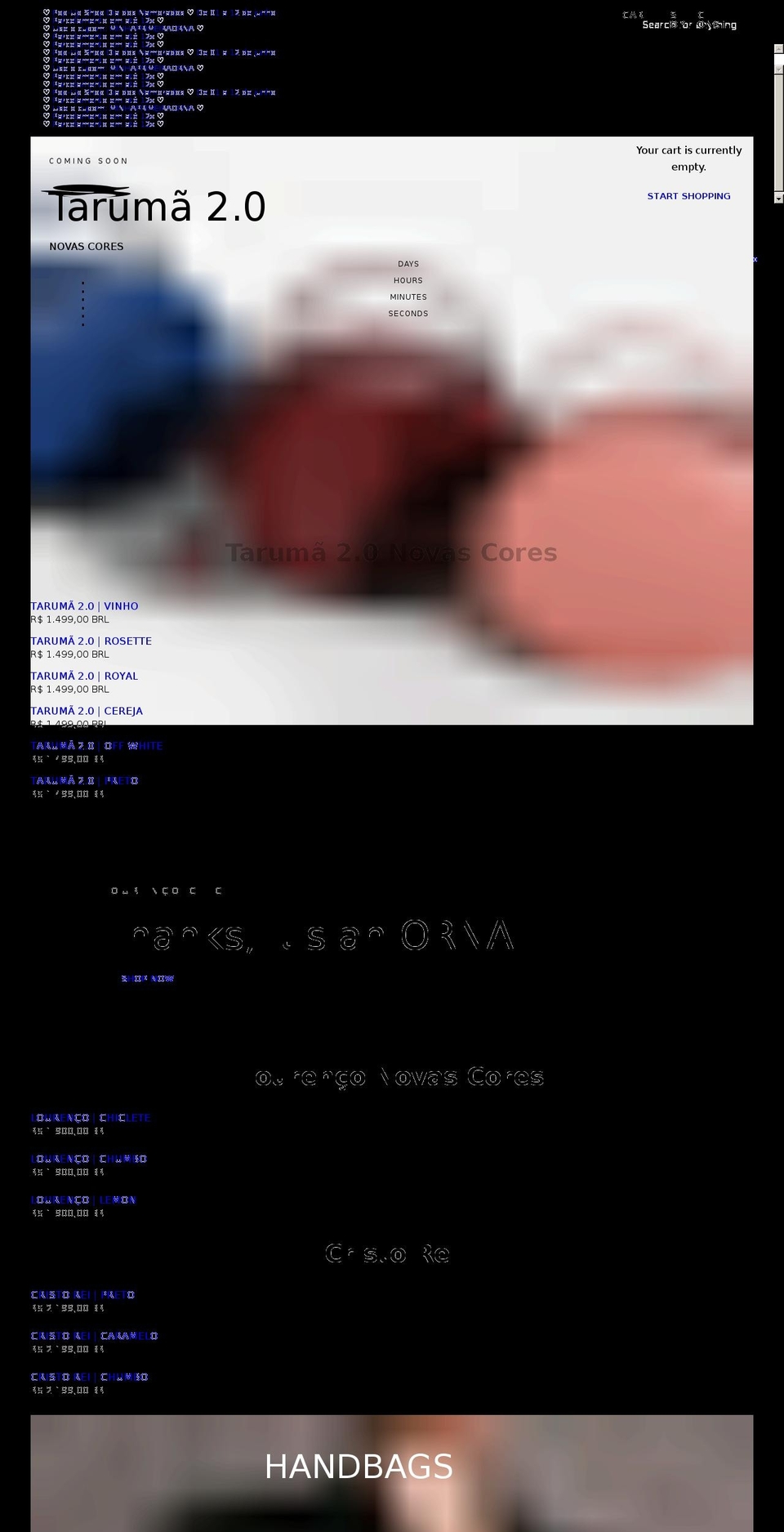 orna.com.br shopify website screenshot