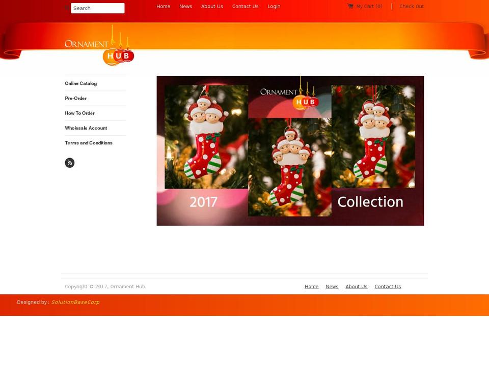 ornamenthub.com shopify website screenshot
