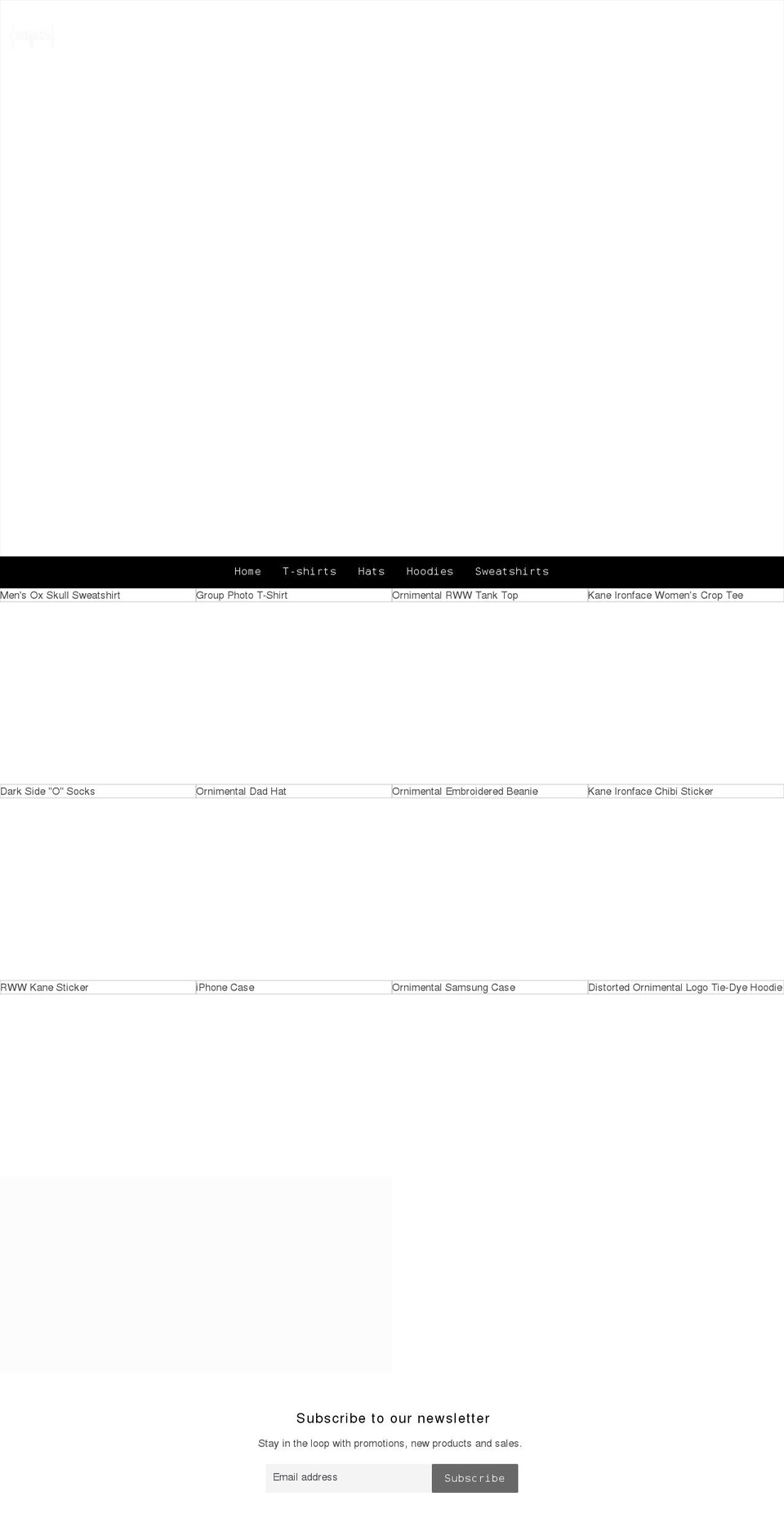 ornimentalshop.com shopify website screenshot