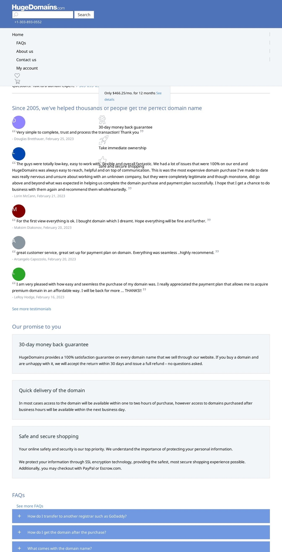 oroccasion.com — Shopify storefront screenshot