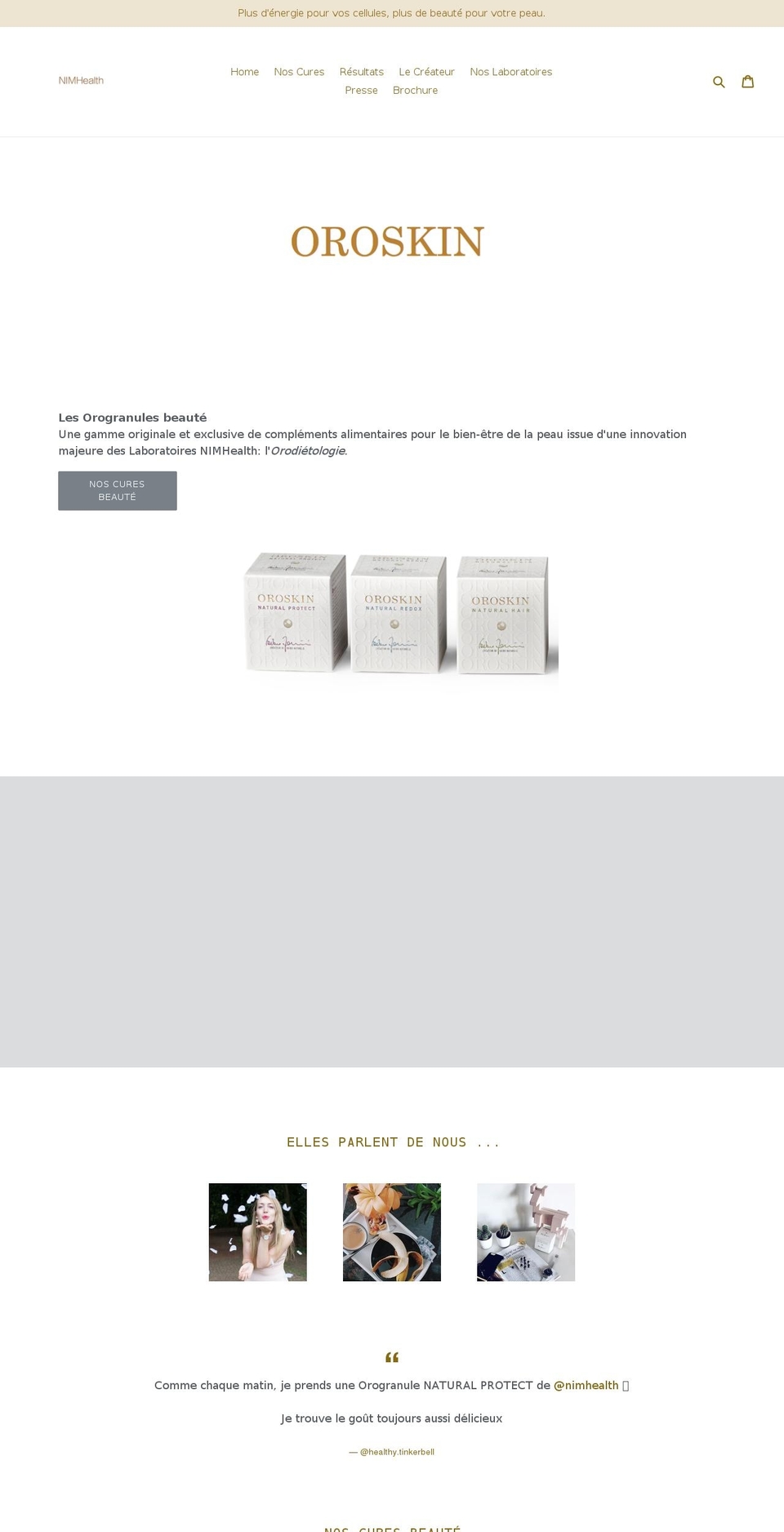 oroskin.net shopify website screenshot