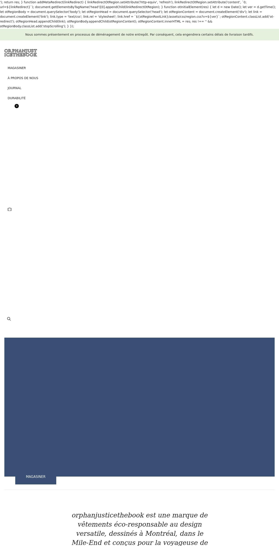 orphanjusticethebook.com shopify website screenshot