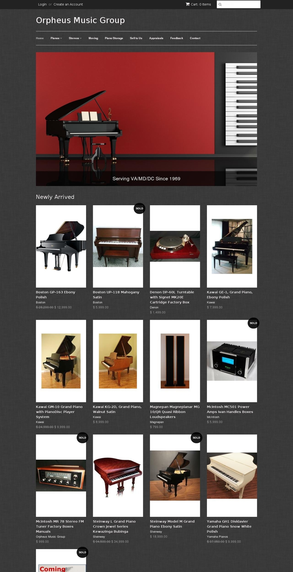 Apolo | Copy of minimal Shopify theme site example orpheusinstruments.com