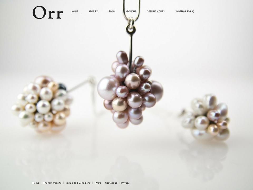 orr.is shopify website screenshot